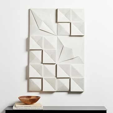 Lava Ash Tile Dimensional Wall Art | West Elm (US)