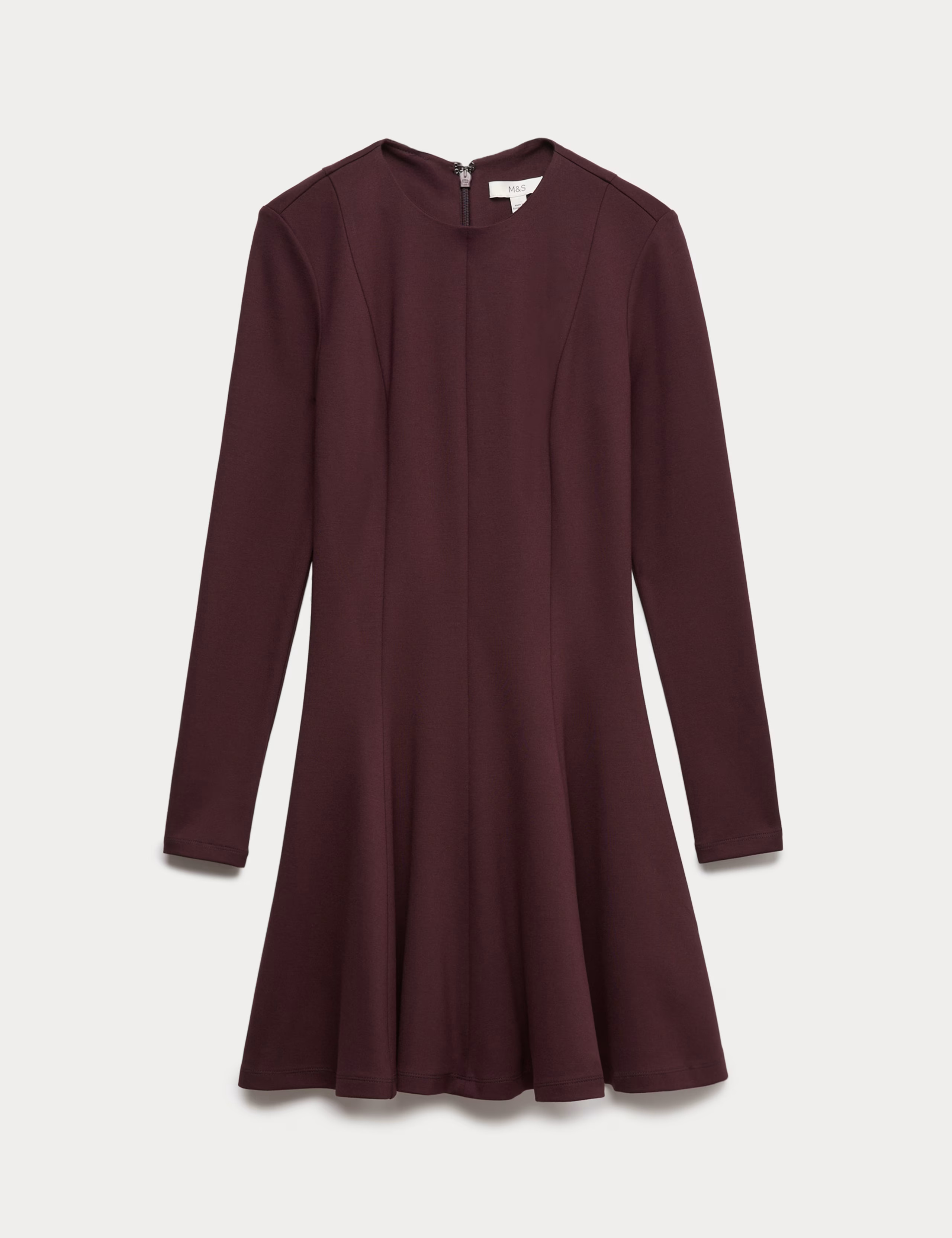 Jersey Crew Neck Mini Skater Dress | Marks & Spencer (UK)