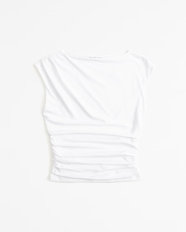 Draped Slash Top | Abercrombie & Fitch (UK)