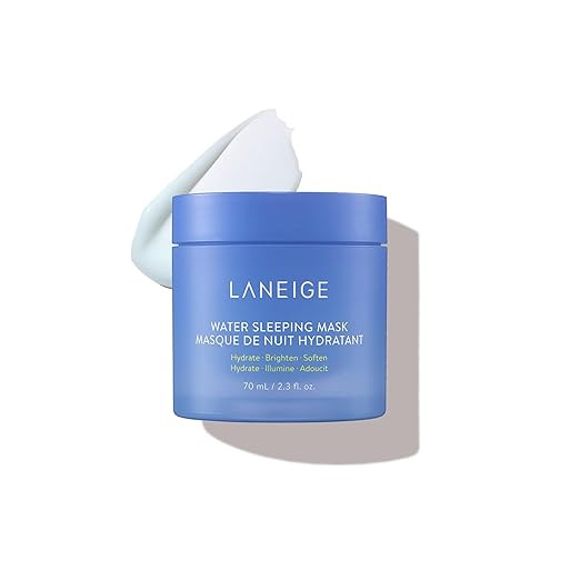 LANEIGE Water Sleeping Mask: Hydrating Korean Overnight Mask with Squalane & Probiotic-Derived Co... | Amazon (US)