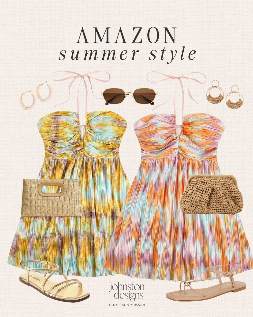 Amazon summer style! The prettiest vacation dresses 🌴 cClorful strapless minis, raffia bags, sandals + sunny accessories for beach days, resort nights or warm-weather plans.

Amazon style, amazon fashion, summer dress, vacation dress, resort wear, beach outfit, colorful dress, strapless dress, raffia bag, summer sandals, gold earrings, vacation outfit, tropical style, summer outfit inspo, warm weather fashion, affordable finds 

 #LTKootd #LTKSeasonal #LTKTravel