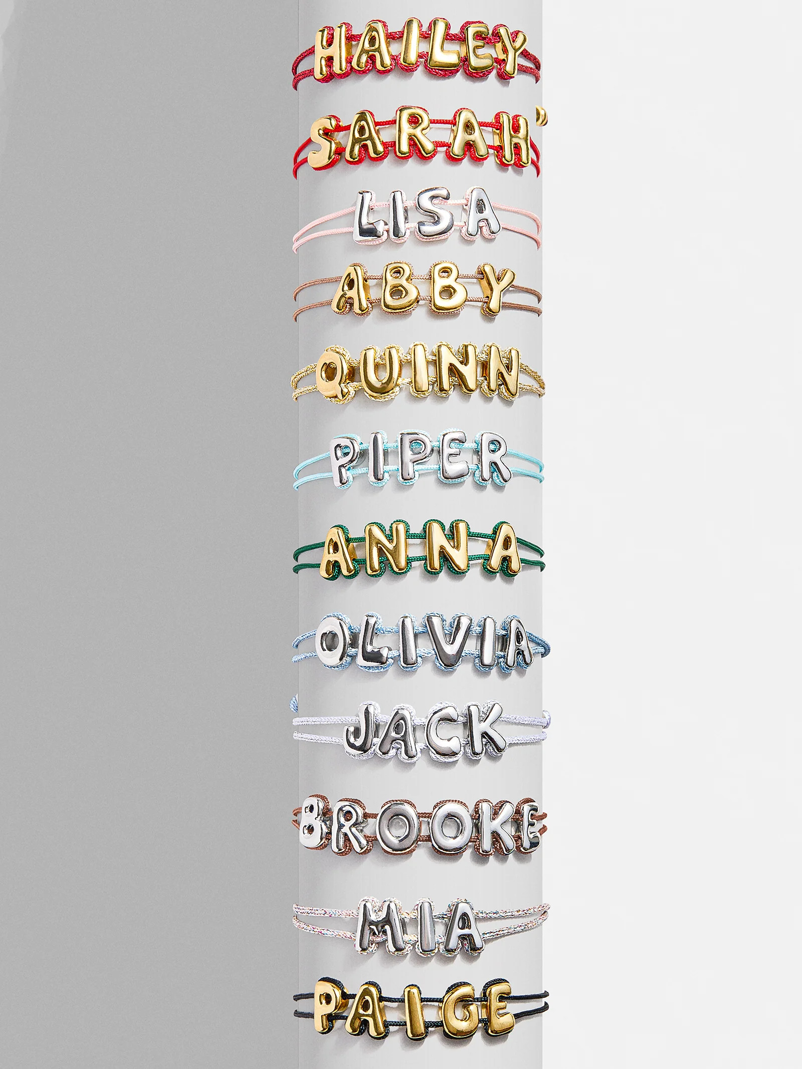 Wrapped Up Bubble Waterproof Custom Cord Bracelet - Turquoise | BaubleBar