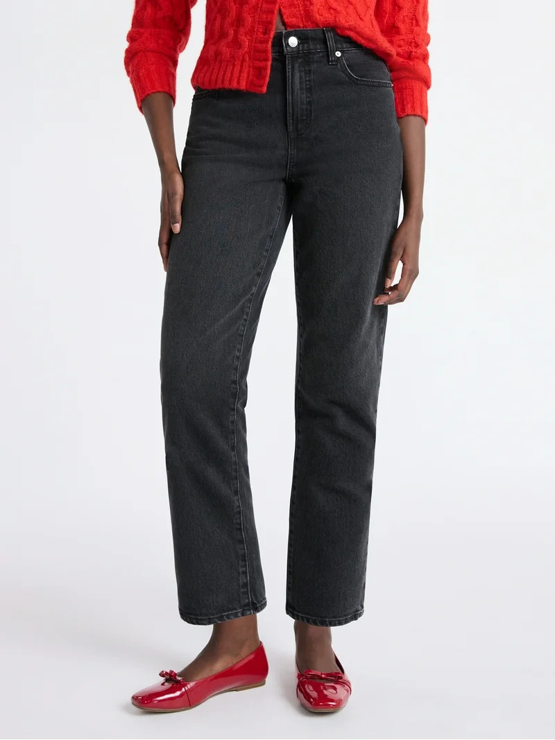 Free Assembly Women's Mid Rise Ankle Length Slim Jeans, 27" Inseam, Sizes 0-18 | Walmart (US)