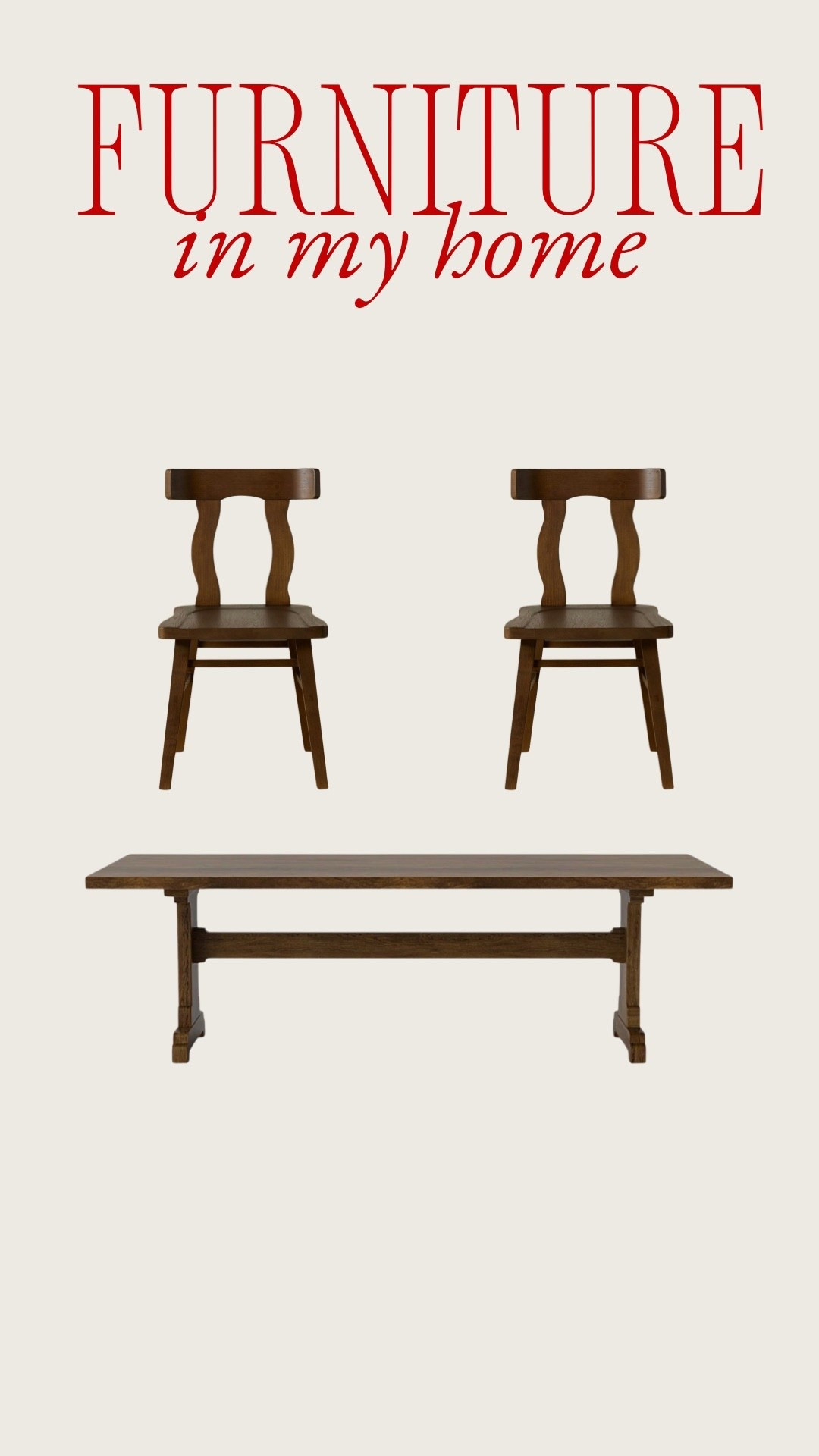 My dining table and chairs 

#LTKHome