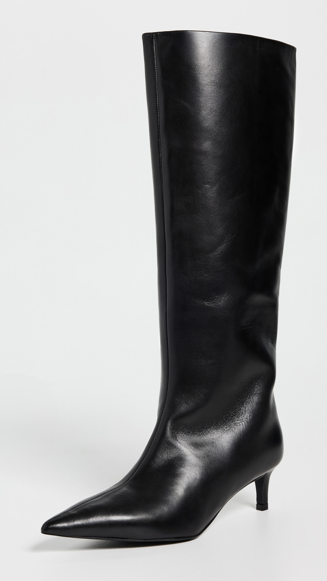 Free People Kiki Kitten Heel Boots Black 10 | Shopbop