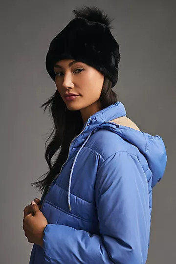 UGG Faux Fur Pom Beanie | Anthropologie (US)