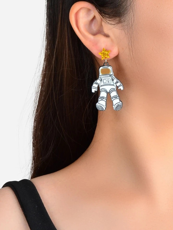 Astronaut Drop Earrings | SHEIN