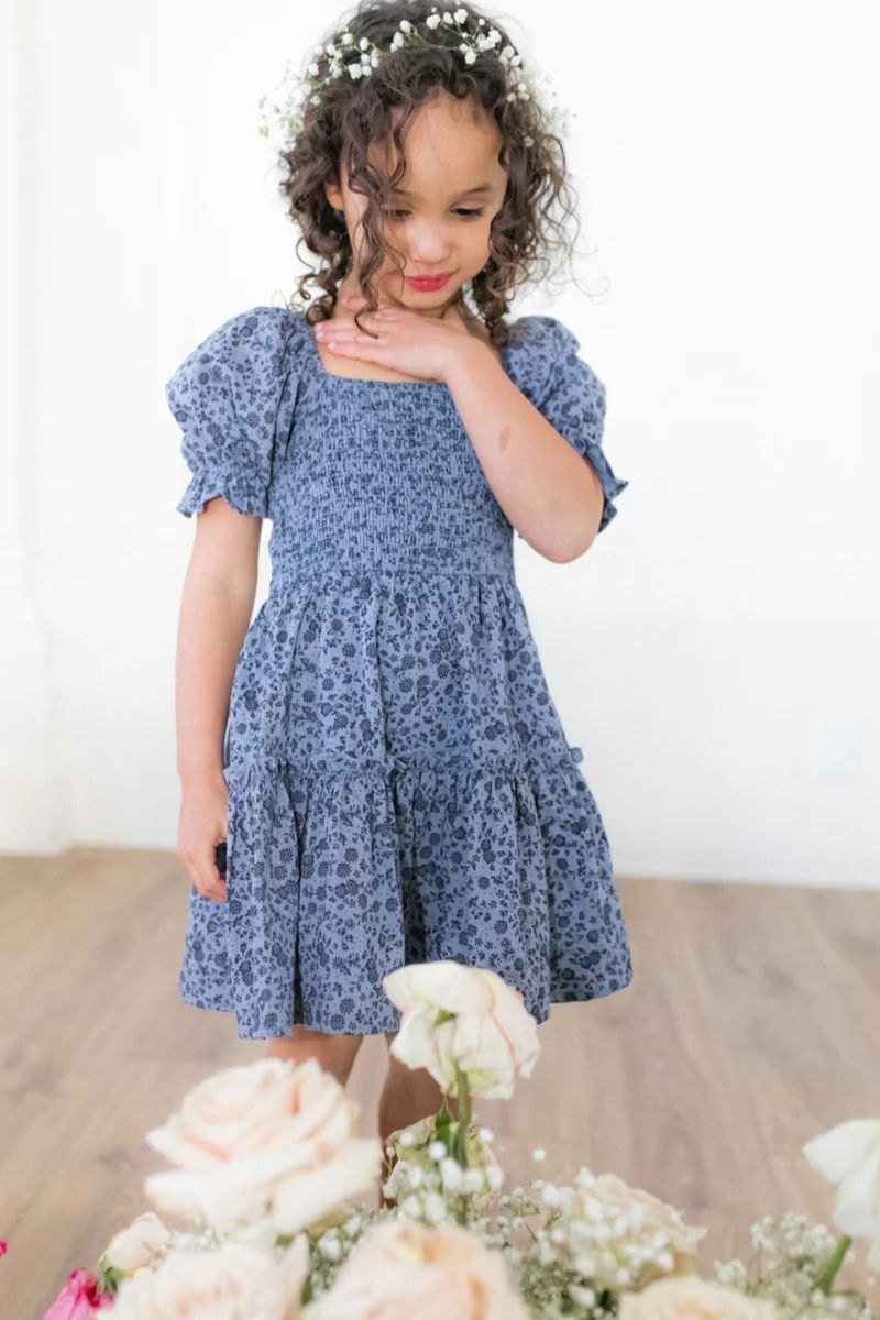 Mini Madeline Dress in Navy | Ivy City Co