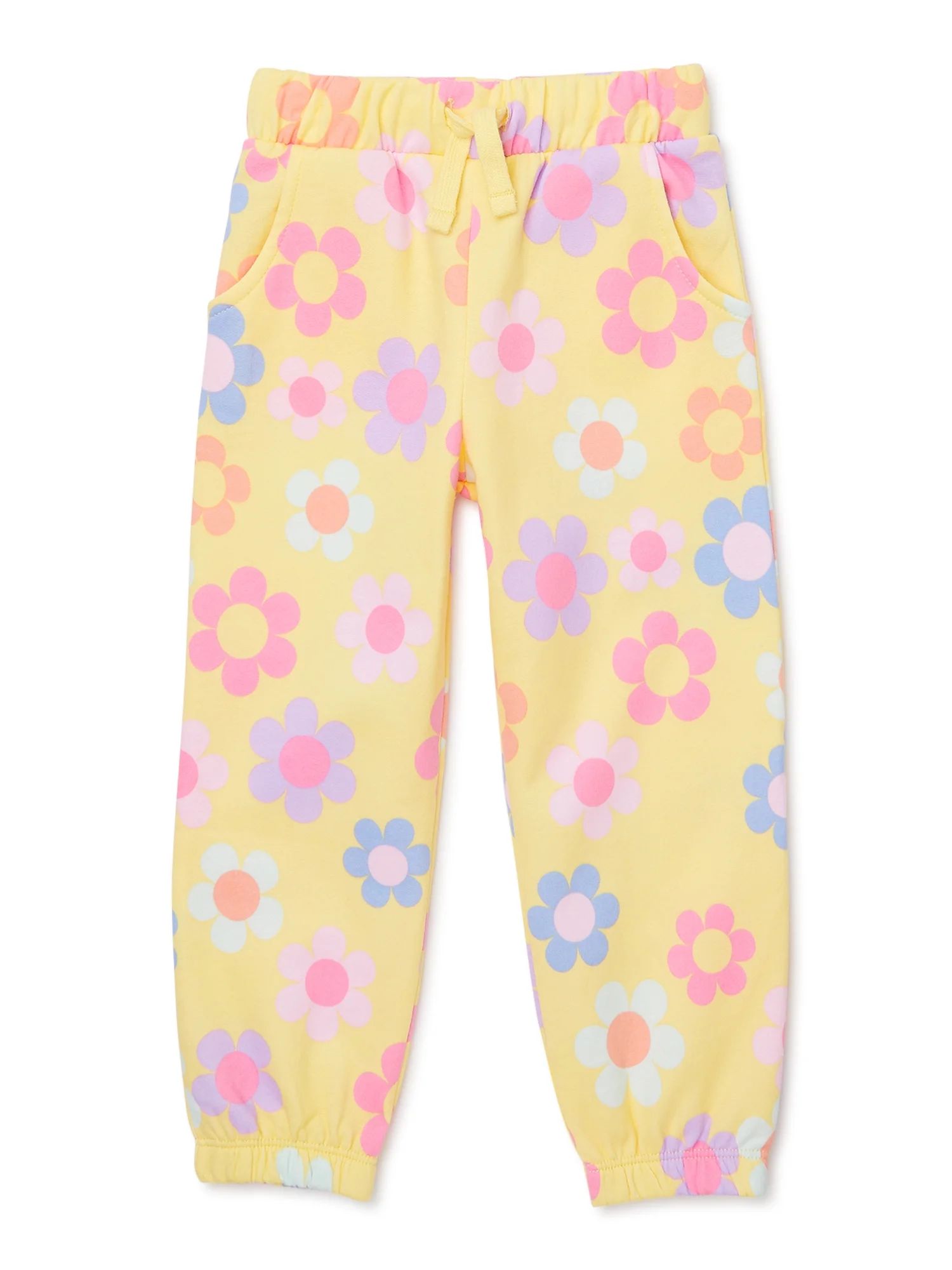 Garanimals Toddler Girl Print Fleece Jogger, Sizes 18M-5T | Walmart (US)