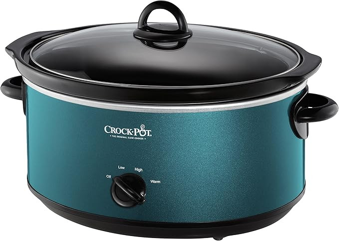 Crockpot Manual 7-Quart Slow Cooker Turquoise | Amazon (US)