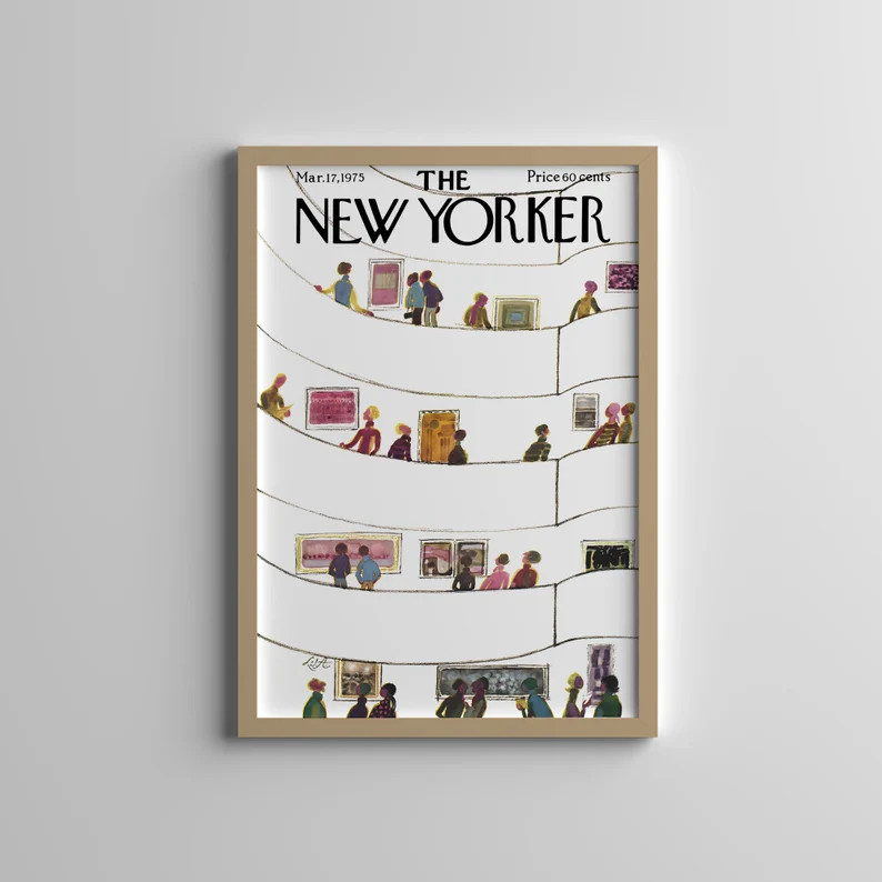 The New Yorker Magazine - March 17, 1975 - Vintage Wall Print - Retro Magazine Cover - New Yorker... | Etsy (US)
