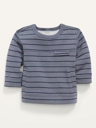 Striped Fleece Pocket Sweatshirt for Baby | Old Navy (US)