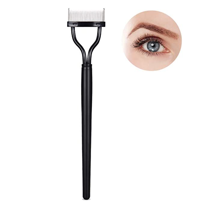 Eyelash Brush Comb Separator, Acavado Eyelash Eyebrow Mascara Brush and Comb Lash Separator Tool ... | Amazon (US)