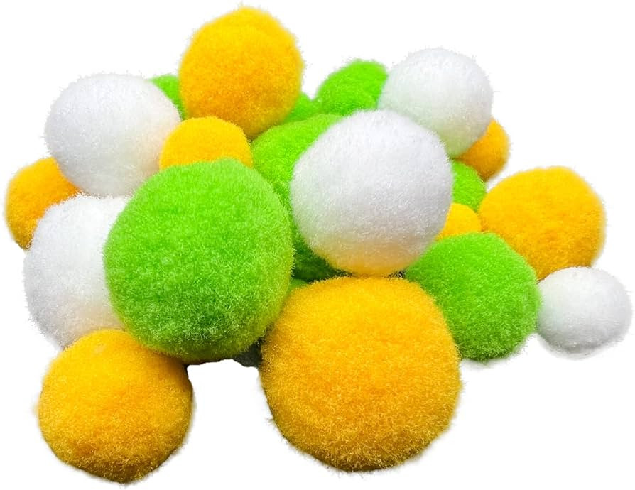 130Pcs Colorful Pompoms,Assorted Sizes and Colors Pompoms for DIY Creative Crafts Decorations(Dar... | Amazon (US)