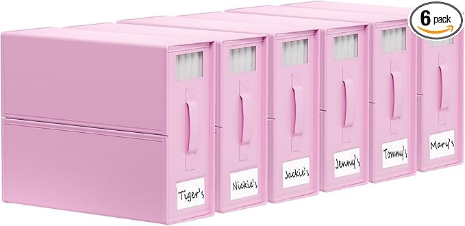 SheetCube Bed Sheet Organizers and Storage 6 Pack, Foldable Linen Closet Organizer with Window an... | Amazon (US)