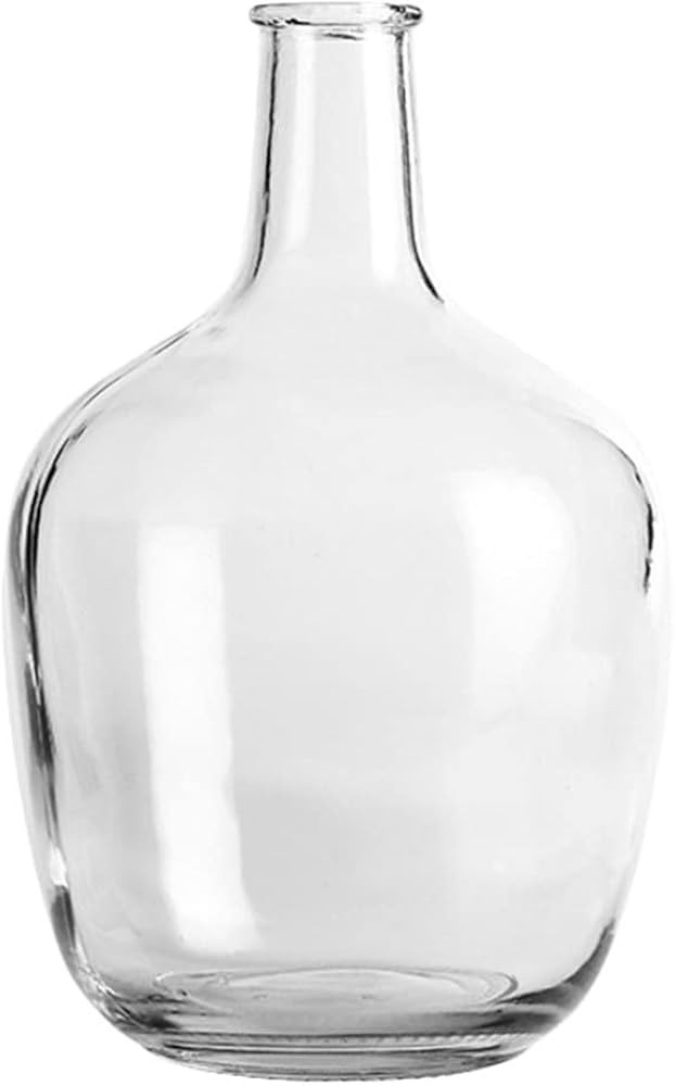 MILISTEN Clear Vase Clear Stout Glass Vase Farmhouse Curvy Bottle Vase Balloon Floor Jug Flowers ... | Amazon (CA)