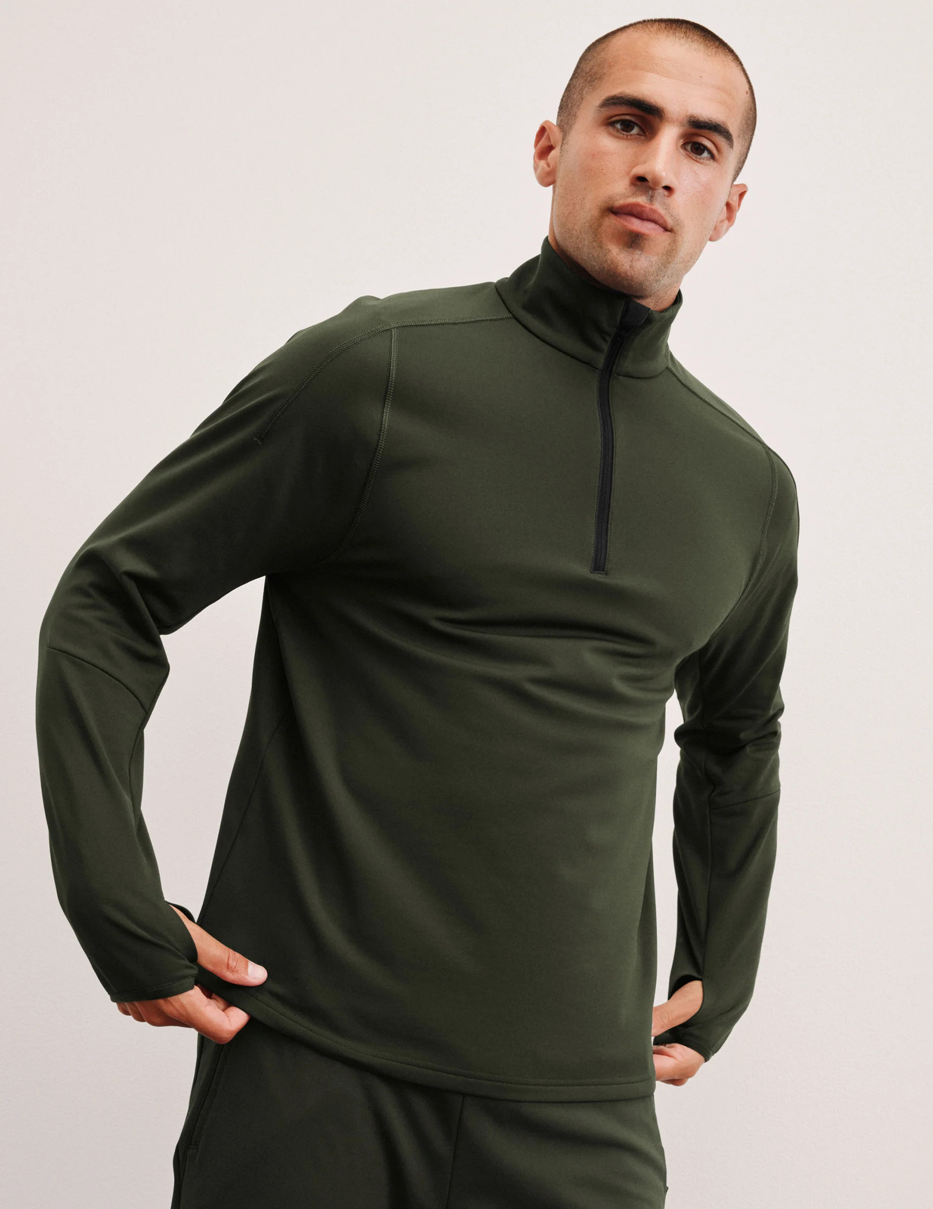 Pacer Fleece Quarter Zip Men's Pullover | Beyond Yoga | Beyond Yoga