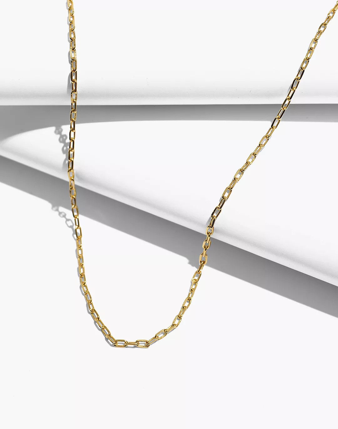 Delicate Collection Demi-Fine Paperclip Chain Necklace | Madewell