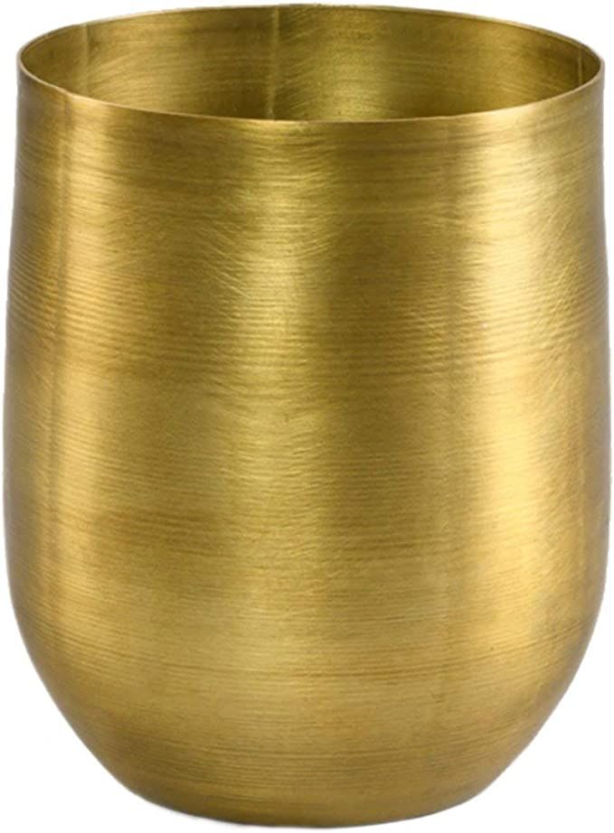 Serene Spaces Living Raw Brass Vase, Brass Decorative Accents Use as Brass Planter for Plant, Gol... | Amazon (US)