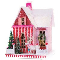 Candy Cane Bungalow, Christmas House, Cody Foster & Co House | Etsy (US)