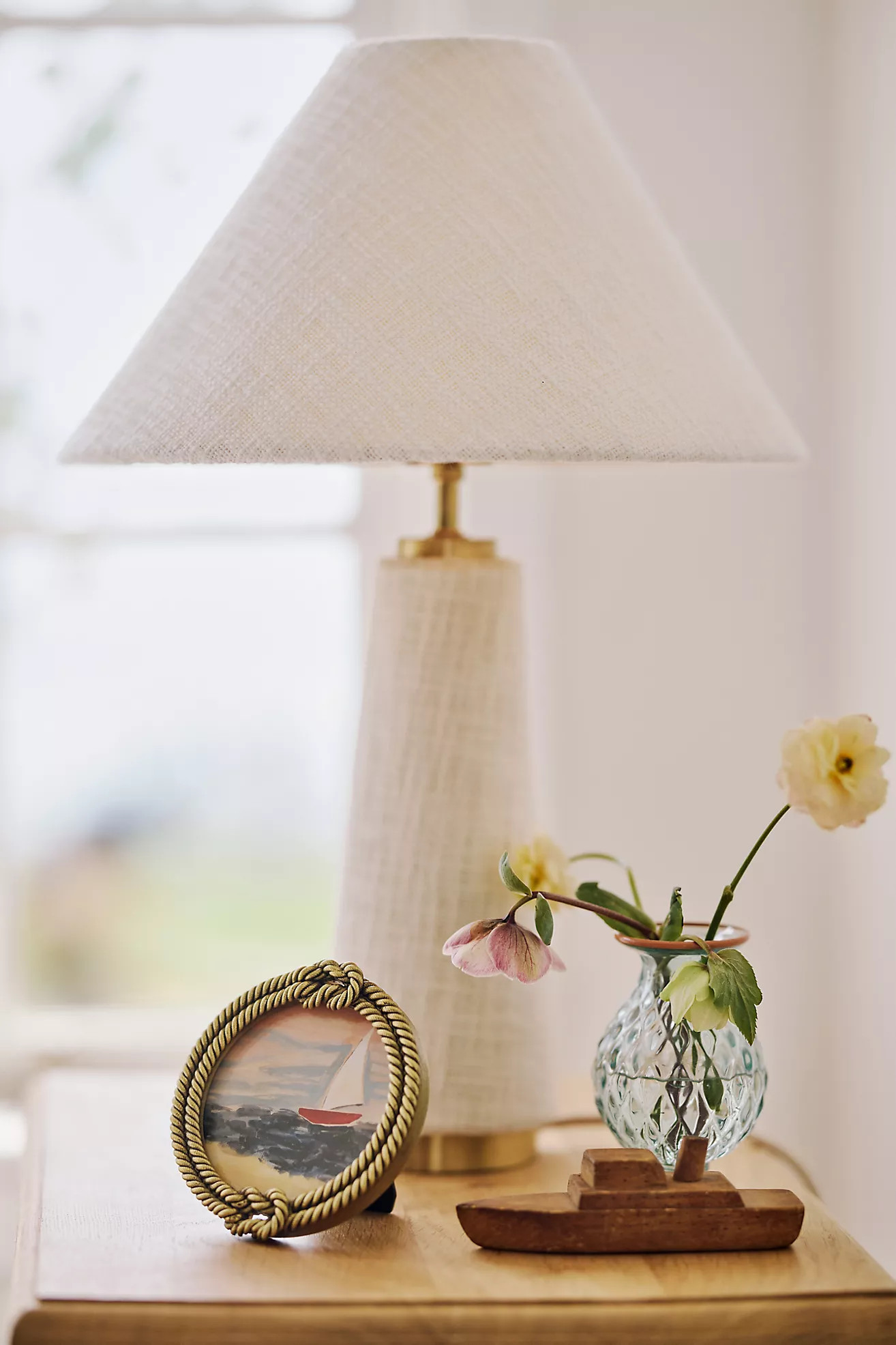 Lulu Linen Table Lamp | Anthropologie (US)