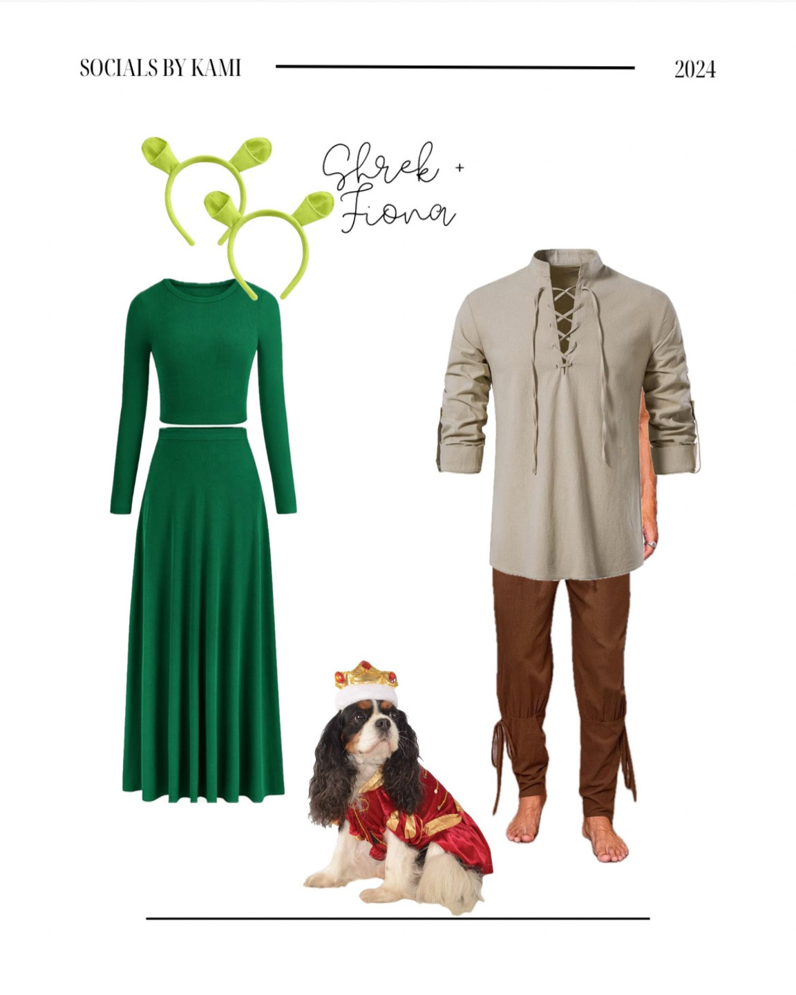 couples Halloween costumes 2024

shrek + fiona + puppy options 

Amazon Exclusive finds 

#halloweencostumes #couplecostumes #shrekandfiona #familycostumeswithpets

#LTKStyleTip #LTKFindsUnder50 #LTKSeasonal
