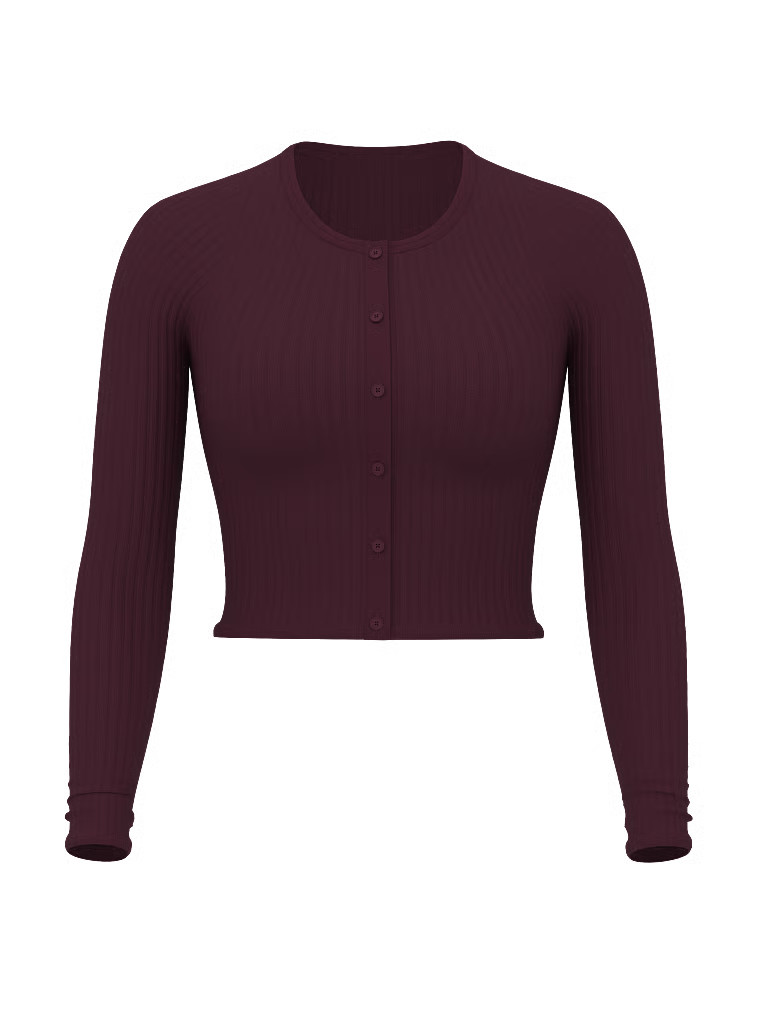 Smooth Seamless Rib Crop Cardigan | Victoria's Secret (US / CA )