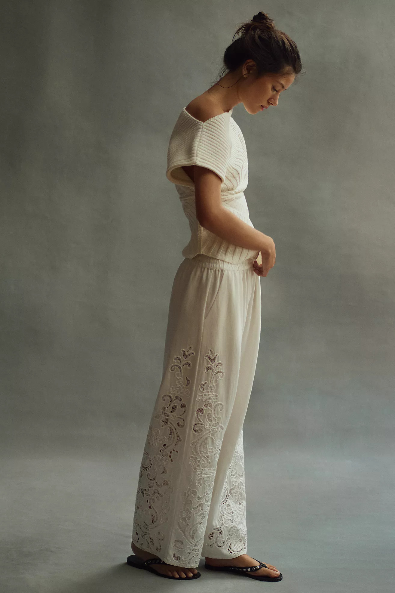 NVLT Embroidered Pants | Anthropologie (US)