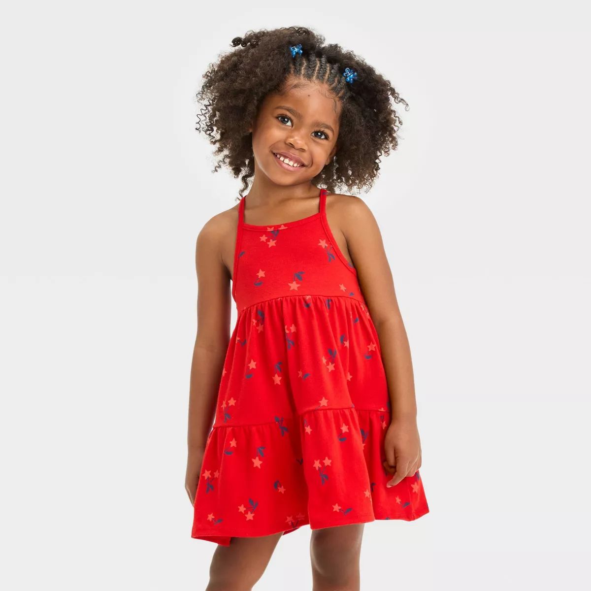 Toddler Girls' Red Cherries Tank Dress - Cat & Jack™ | Target
