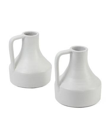 2pc 9in Ivana Ceramic Vase Set | Marshalls