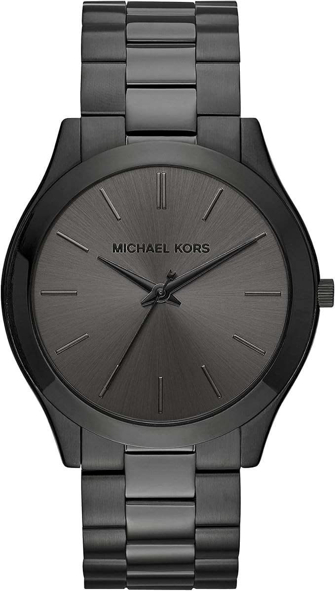 Michael Kors Men's Slim Runway Stainless Steel Quartz Watch | Amazon (US)