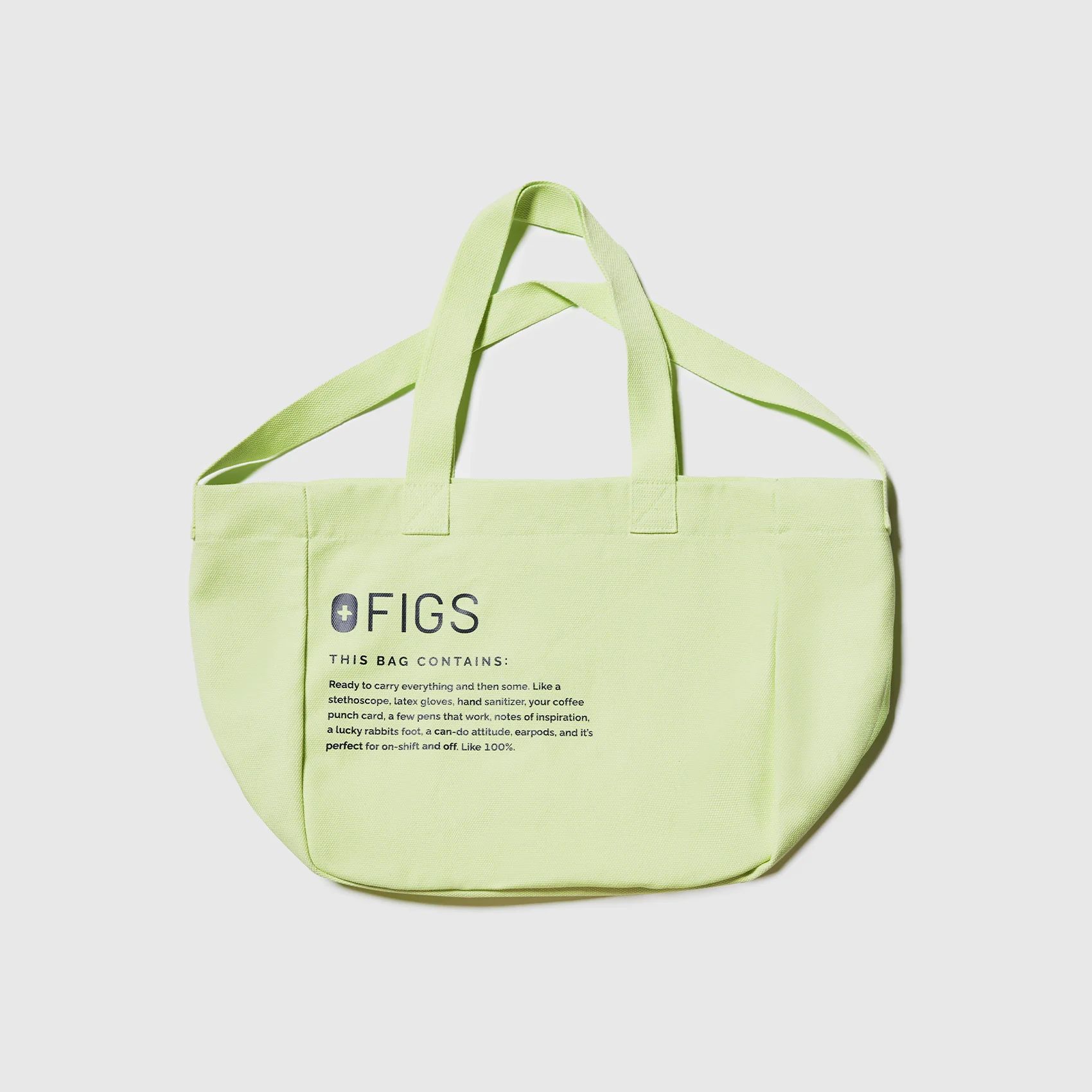 Canvas Tote - Mint Galaxy · FIGS | FIGS