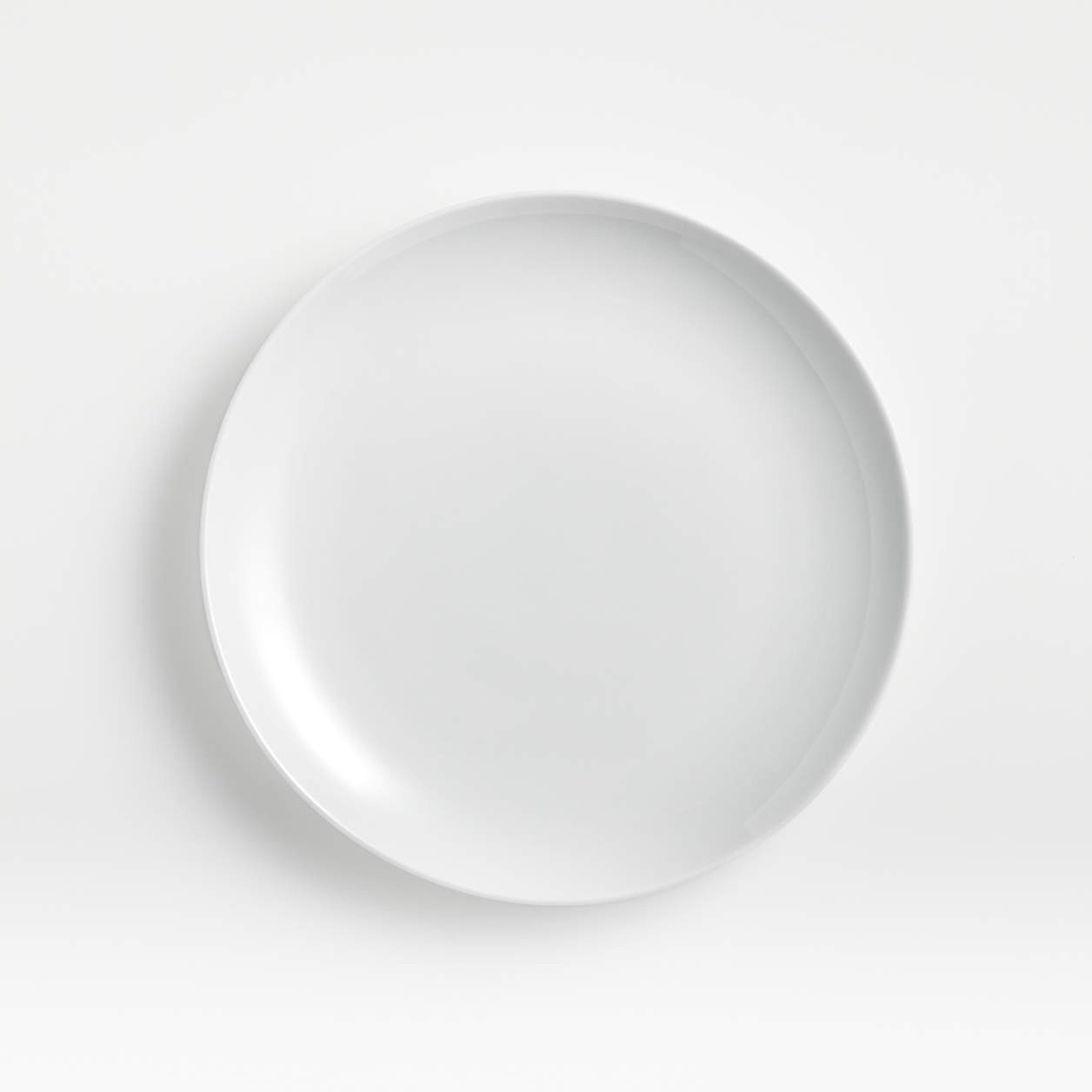 Aspen Porcelain Coupe Salad Plate + Reviews | Crate & Barrel | Crate & Barrel