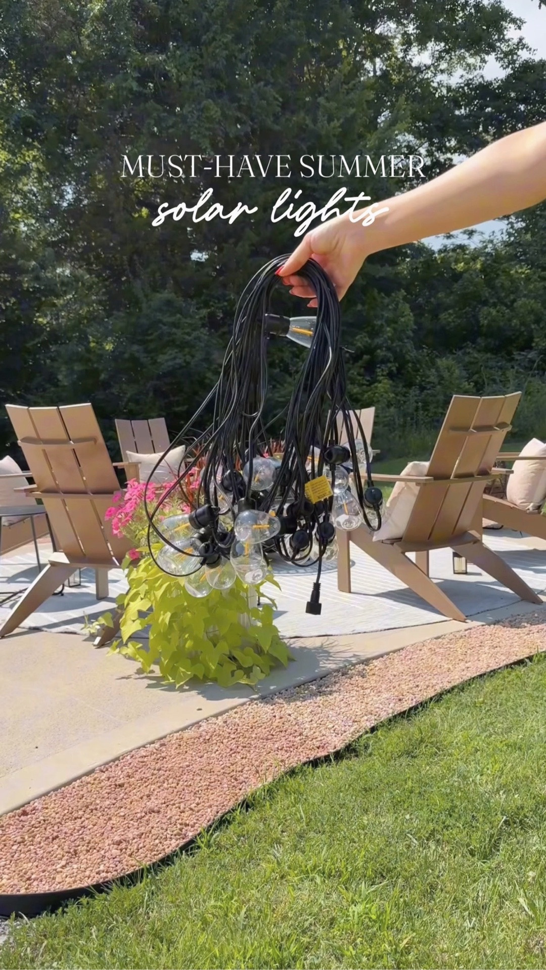 The outdoor solar lights I’d buy again and again! ☀️ The string lights have lasted over a year in four seasons of weather, while the lamps and lanterns still look brand new since I bought them over a year ago.

#LTKHome #LTKSeasonal