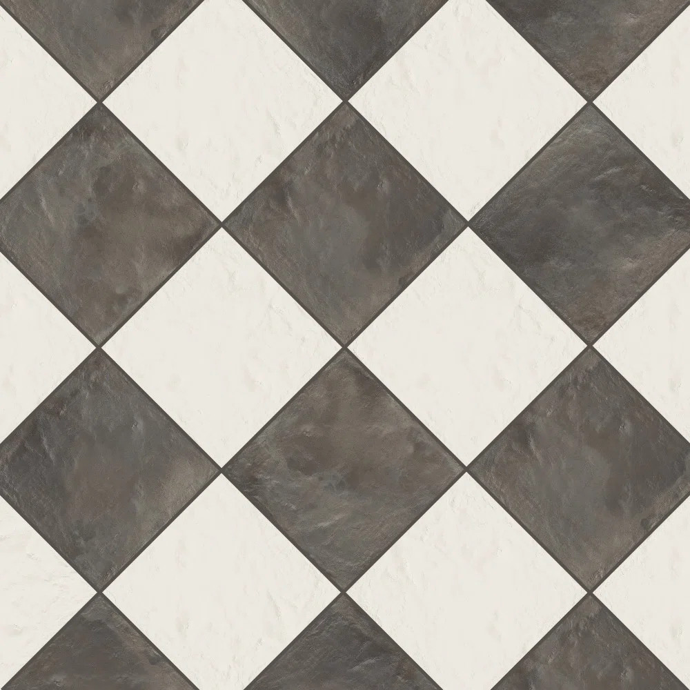 Autumn Essentials Checkerboard 8X8 Porcelain Tile | Wayfair North America