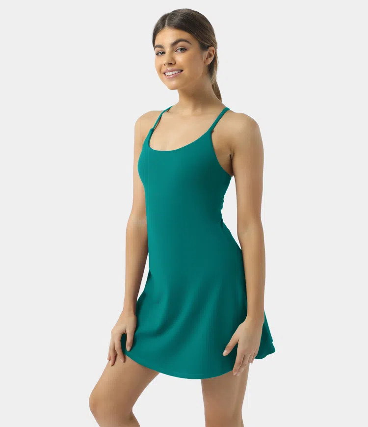 Women’s Softlyzero™ Plush Backless Active Dress - Halara | HALARA