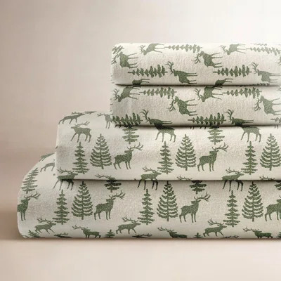 Fabrice 100% Cotton Flannel Sheet Set | Wayfair North America