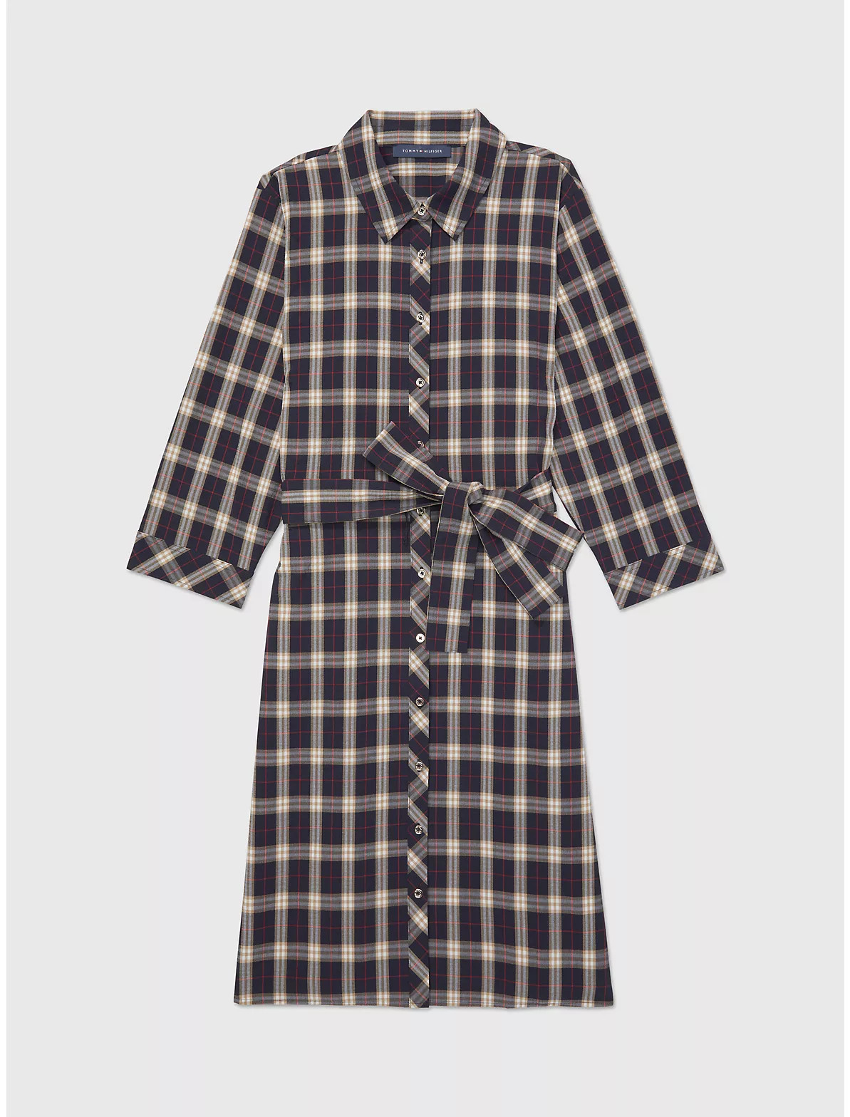 Curve Plaid Shirtdress | Tommy Hilfiger | Tommy Hilfiger (US)