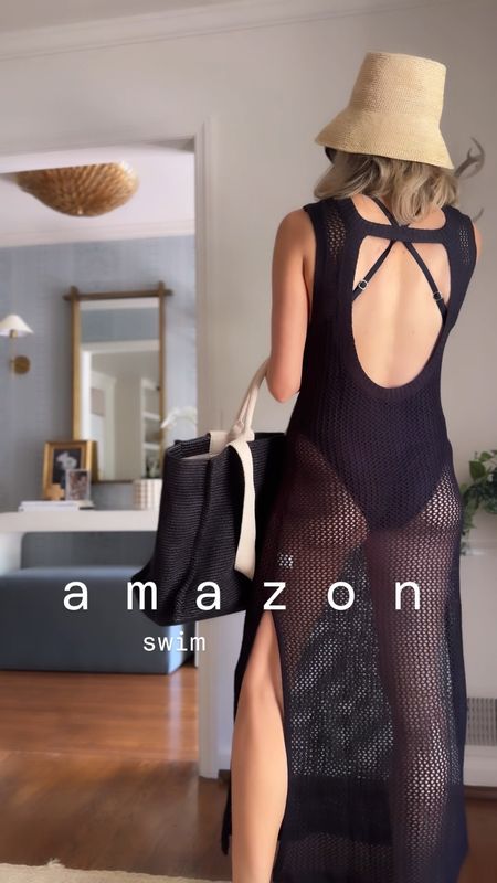 Let’s see 5 new Amazon swim looks! So ready for summer :) I sized up 2 in all crochet picks ( in larges ) and size M in bathing suits. The white bathing suit is amazing! If you have a longer torso and are on the hunt for a classic white suit, I found it for you :) baby blue hunza g look alike is an awesome fit too! One of the best I have tried. Xo 

#LTKVideo #LTKswim #LTKfindsunder50