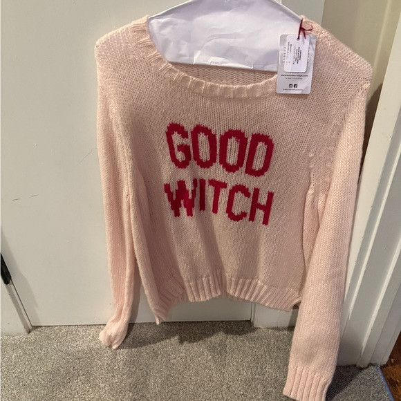 Wooden Ships Pink 'Good Witch' Sweater | Poshmark