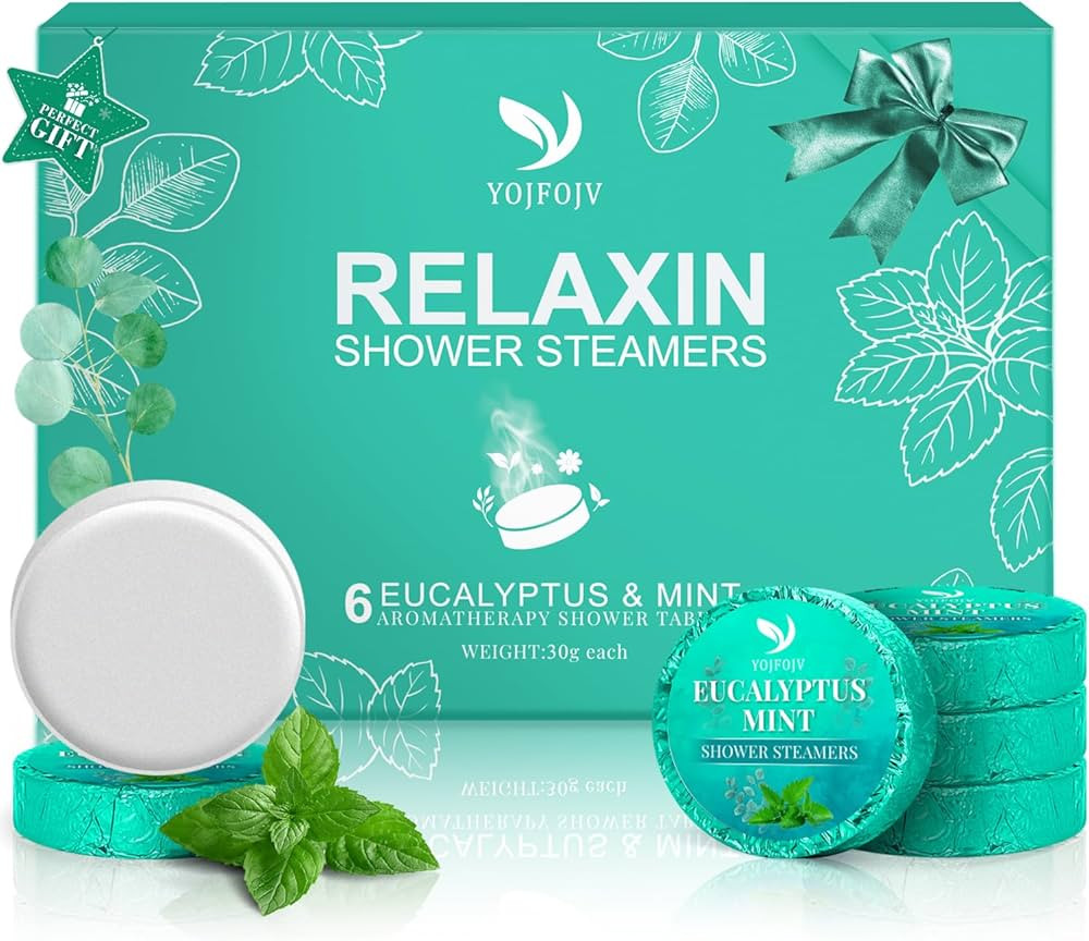 Shower Steamers Aromatherapy 6 Pack - Breathe Easy & Relaxation with Eucalyptus Menthol Essential... | Amazon (US)