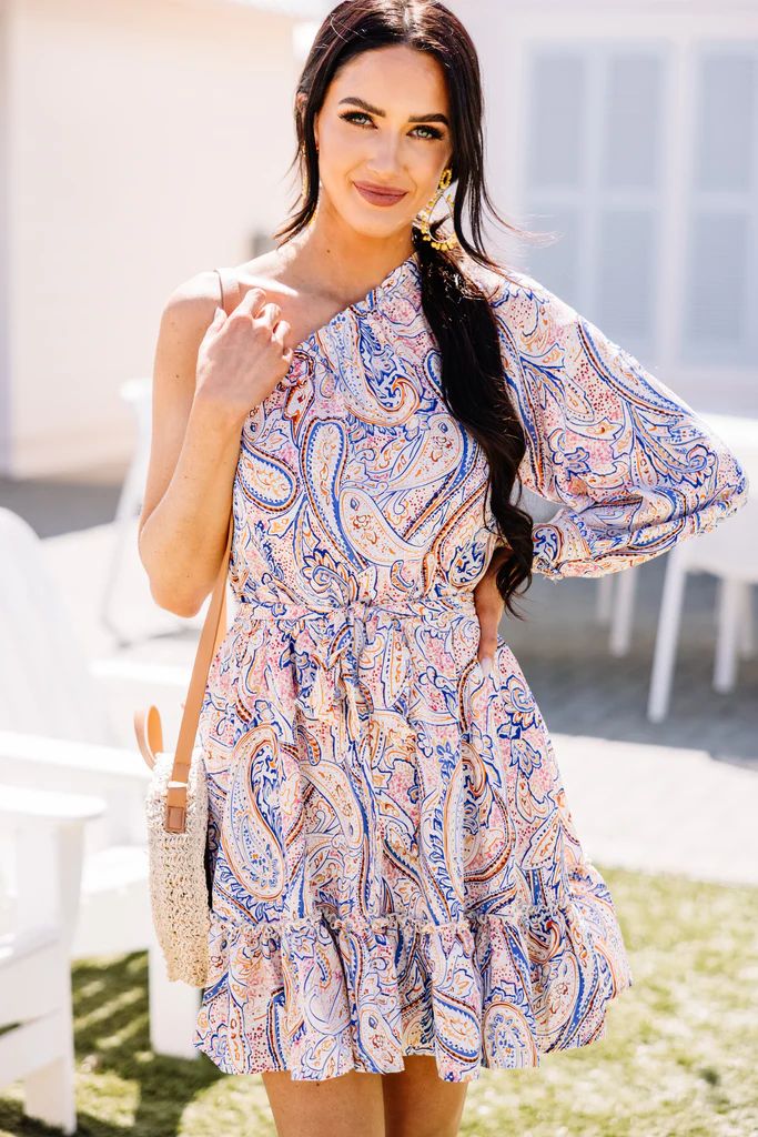 Attention To Detail Cream White Paisley Dress | The Mint Julep Boutique