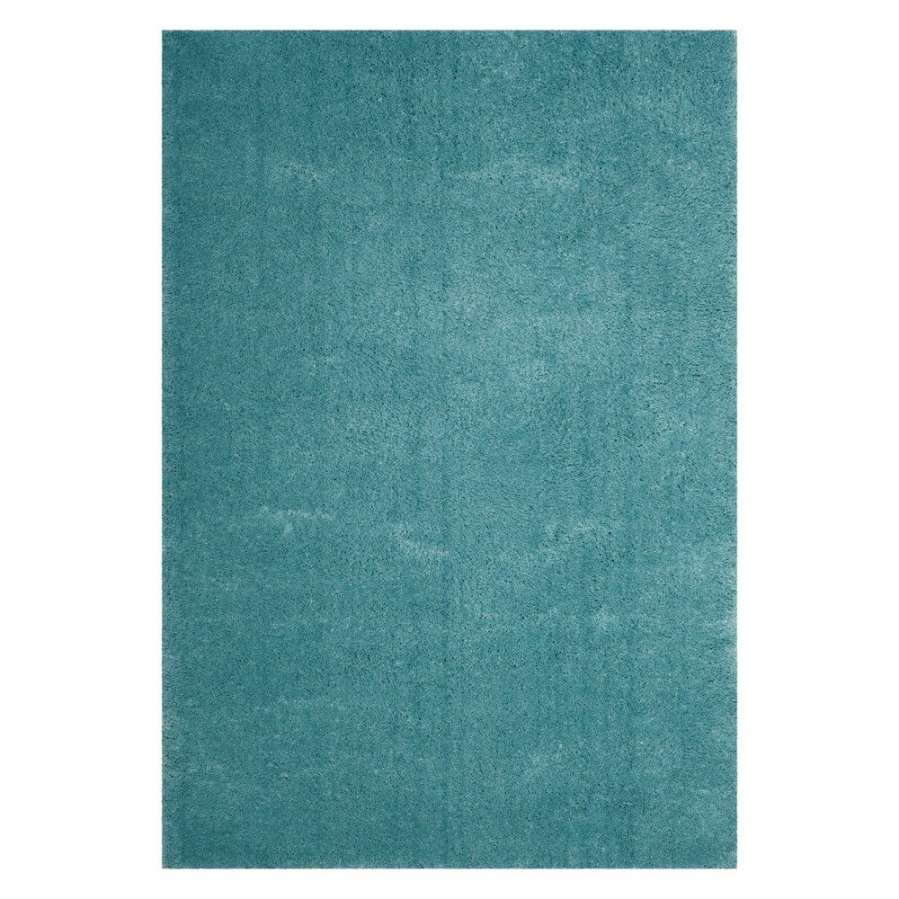 6'X9' Solid Loomed Area Rug Turquoise - Safavieh | Target