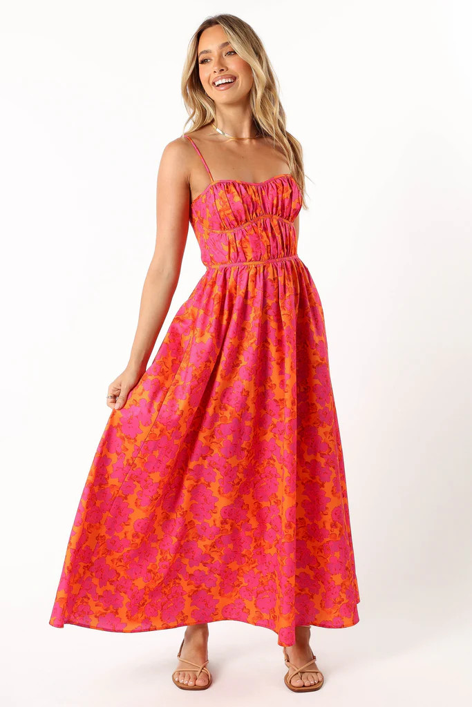 Kelani A-Line Midi Dress - Ambrosia | Petal & Pup (US)
