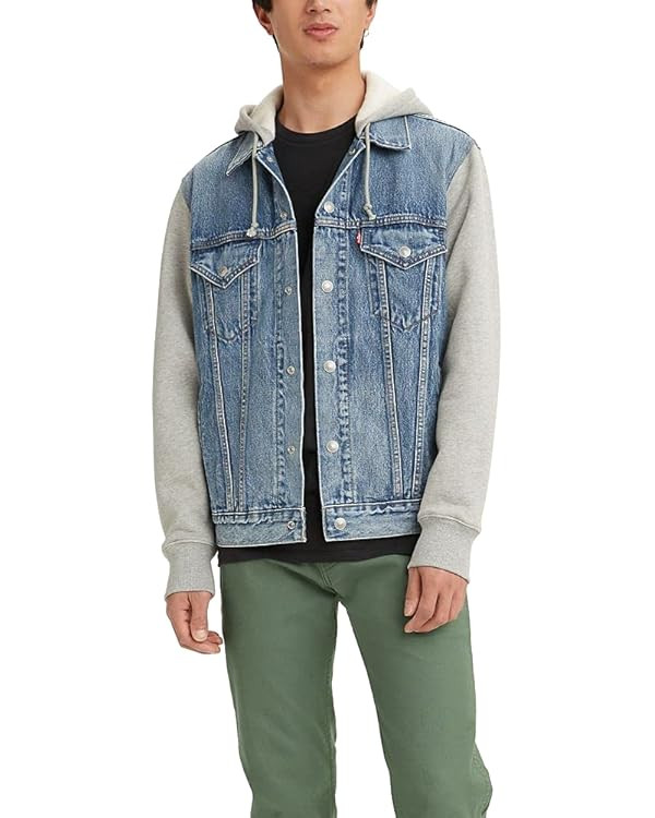 Levi's Men's Hybrid Hoodie Trucker Jacket | Amazon (US)
