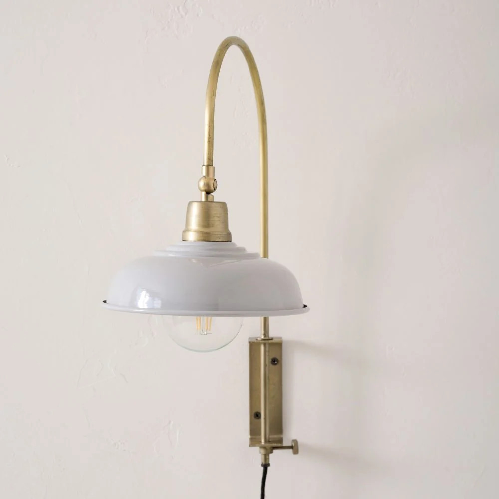 Sybil Enamel Plug-in Sconce | Magnolia