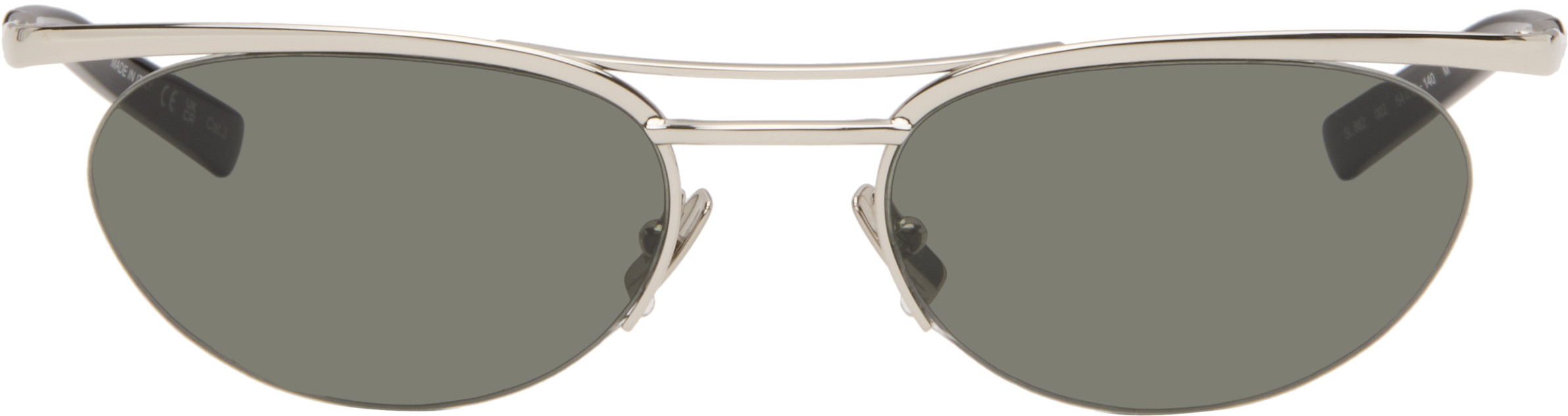 Saint Laurent Silver SL 862 002 Sunglasses | SSENSE