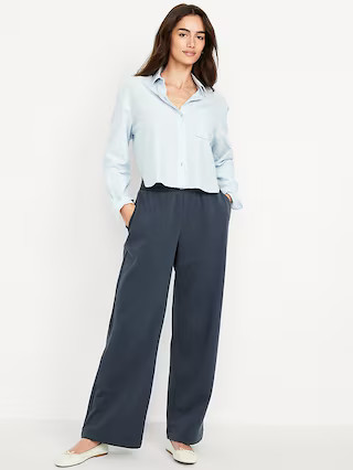 High-Waisted SoComfy Wide-Leg Sweatpants | Old Navy (US)