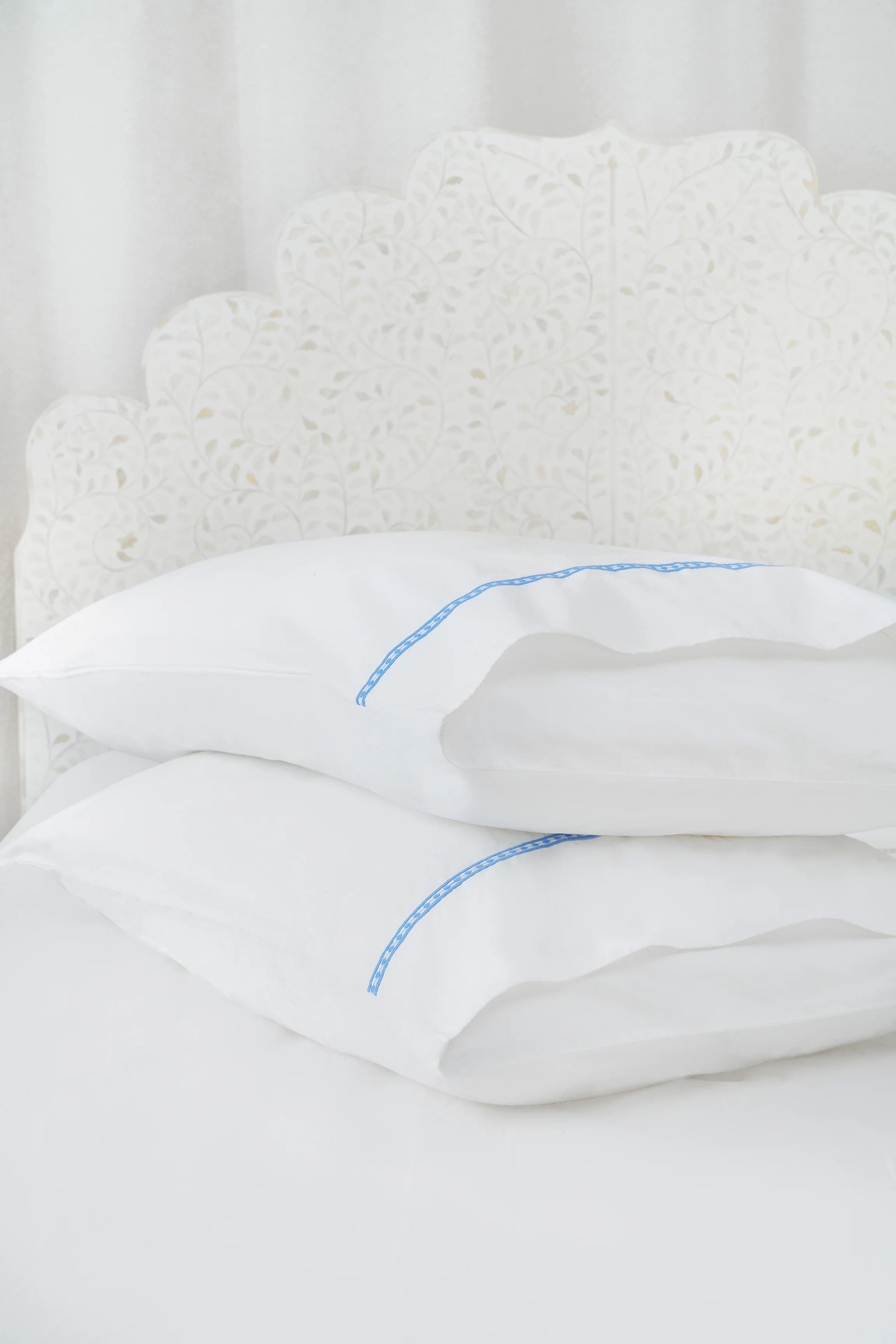 Francis Embroidered Pillowcase Set | Roller Rabbit