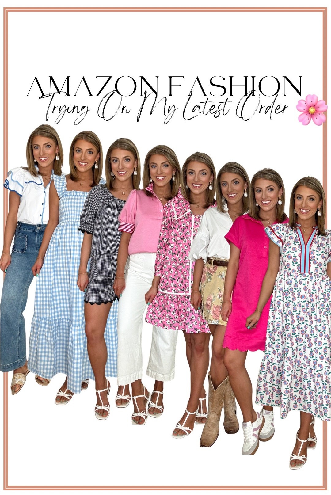 Spring Amazon haul and I’m honestly obsessed with these new arrivals! 🌸 So many cute, colorful pieces that look way more expensive than they are. Think boutique vibes, Anthro-inspired prints, comfy dresses, matching sets, and easy everyday outfits you can wear now all the way into summer. Everything I’m trying on is affordable, easy to style, and perfect for moms, travel days, brunch, church, vacations, and everyday life.

This order was SO good… lots of pink, florals, lightweight dresses, comfy sandals, and pieces you can dress up or keep casual. Most of these come in multiple colors and sizes, and several are under $40 🙌 I linked my full Amazon fashion haul in LTK and my storefront!

#amazonfashion #amazonhaul #amazonstyle #affordablefashion #springoutfits #amazonfinds #amazonnewarrivals #lookforless #momstyle #everydayoutfits #springfashion #amazonoutfit #dresshaul #boutiquelookforless #anthroinspired #amazontryon #ltkstyle #ltkfinds #amazonclothing #springhaul #amazonfavorites #casualstyle #femininefashion #amazonmusthaves #outfitideas

#LTKootd #LTKPetite